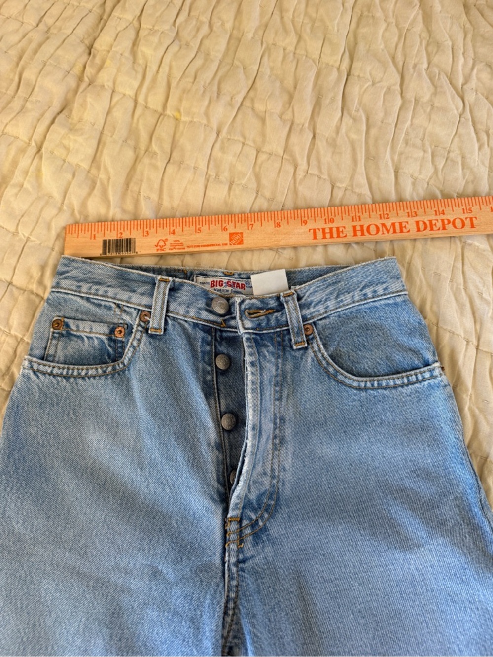 Big Star Women's Straight-Leg Jeans - Light Blue - Picture 7 of 12